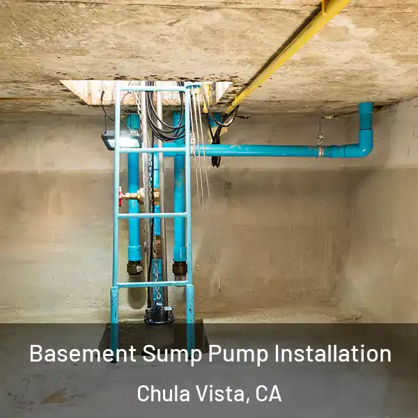  Basement Sump Pump Installation Chula Vista, CA