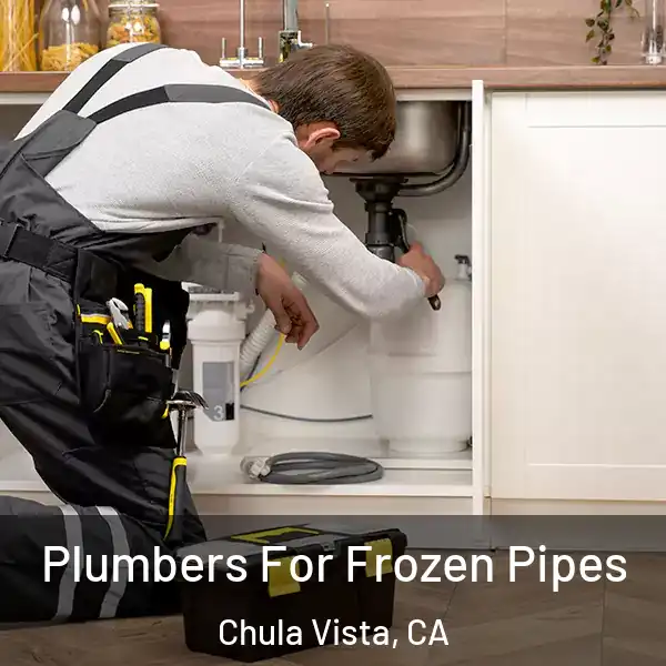  Plumbers For Frozen Pipes Chula Vista, CA